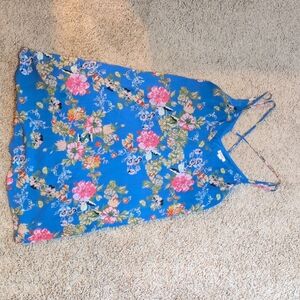 Xhilaration Blue Floral Dress